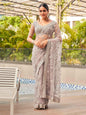 Tikhi Imli Embroidered Net Heavy Work Saree