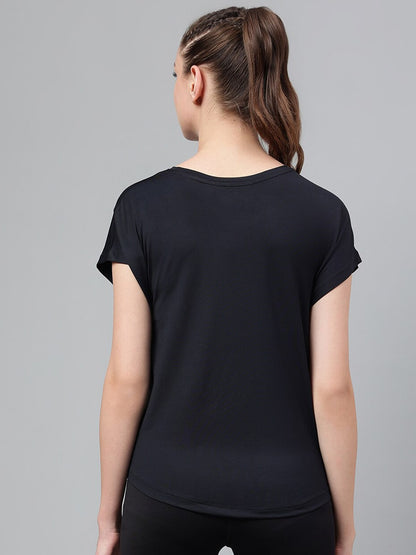 MKH Typography Printed Extended Sleeves Dri-FIT Relaxed Fit T-shirt
