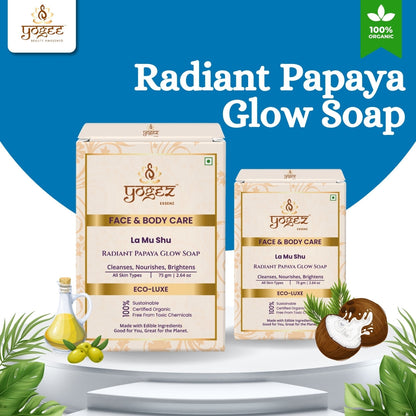 Yogez La Mu Shu Radiant Papaya Glow Soap