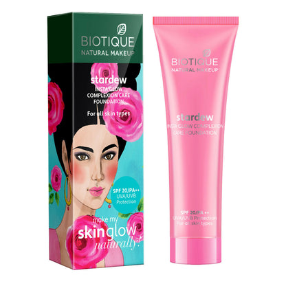 Biotique Stardew Insta Glow Complexion Care Foundation SPF 20 - Vanilla