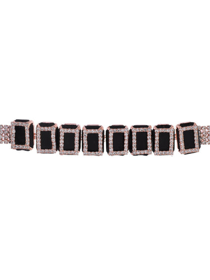 VOJ Women Gold Color stainless steel Jewellery Set