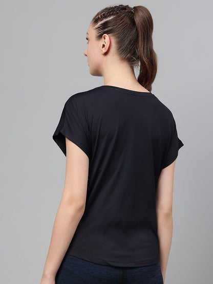 MKH Typography Printed Extended Sleeves Dri-FIT Relaxed Fit T-shirt