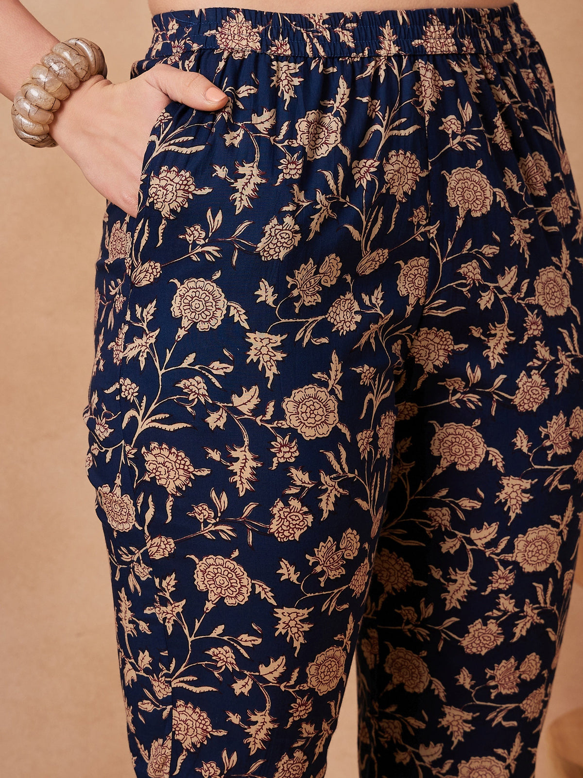 InWeave Navy Beige Co Ord Set