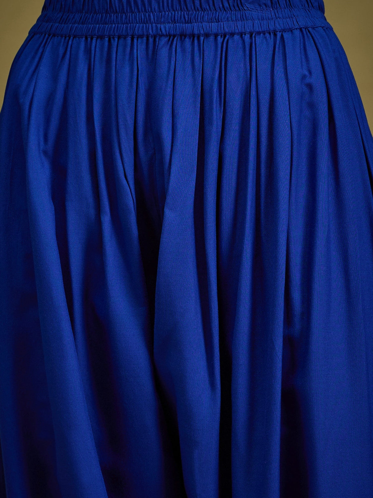 InWeave Ink Blue Angrakha Dhoti Co Ord Set
