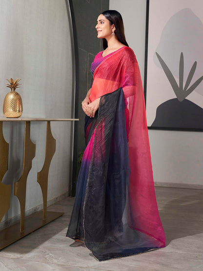 Tikhi Imli Organza Saree