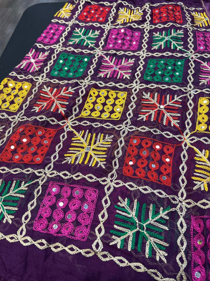 Embroidered phulkari dupatta