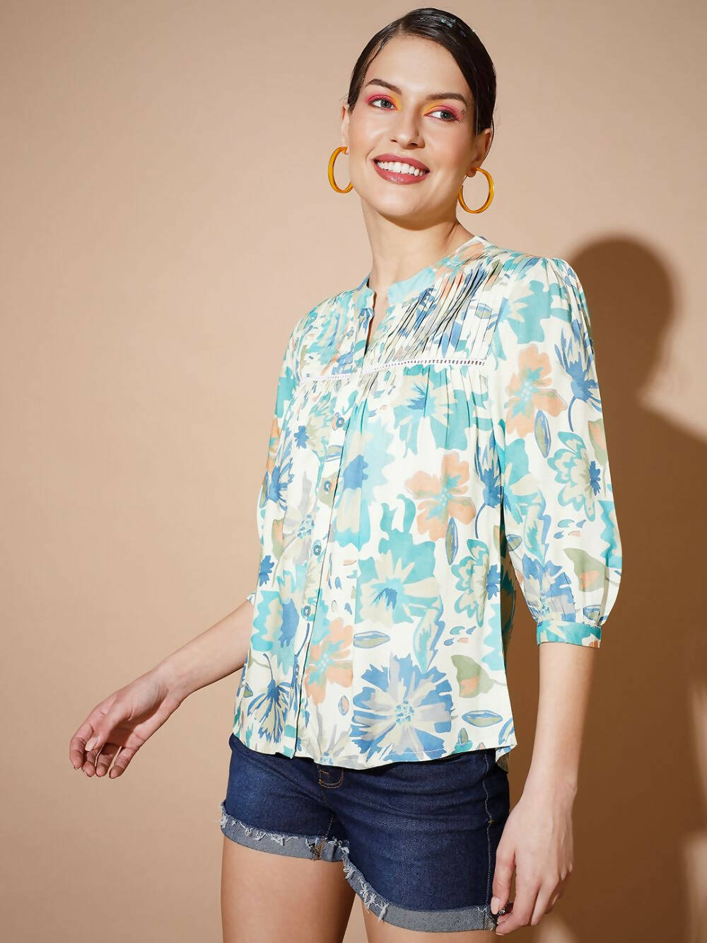 Myshka Women Multi Floral Tops