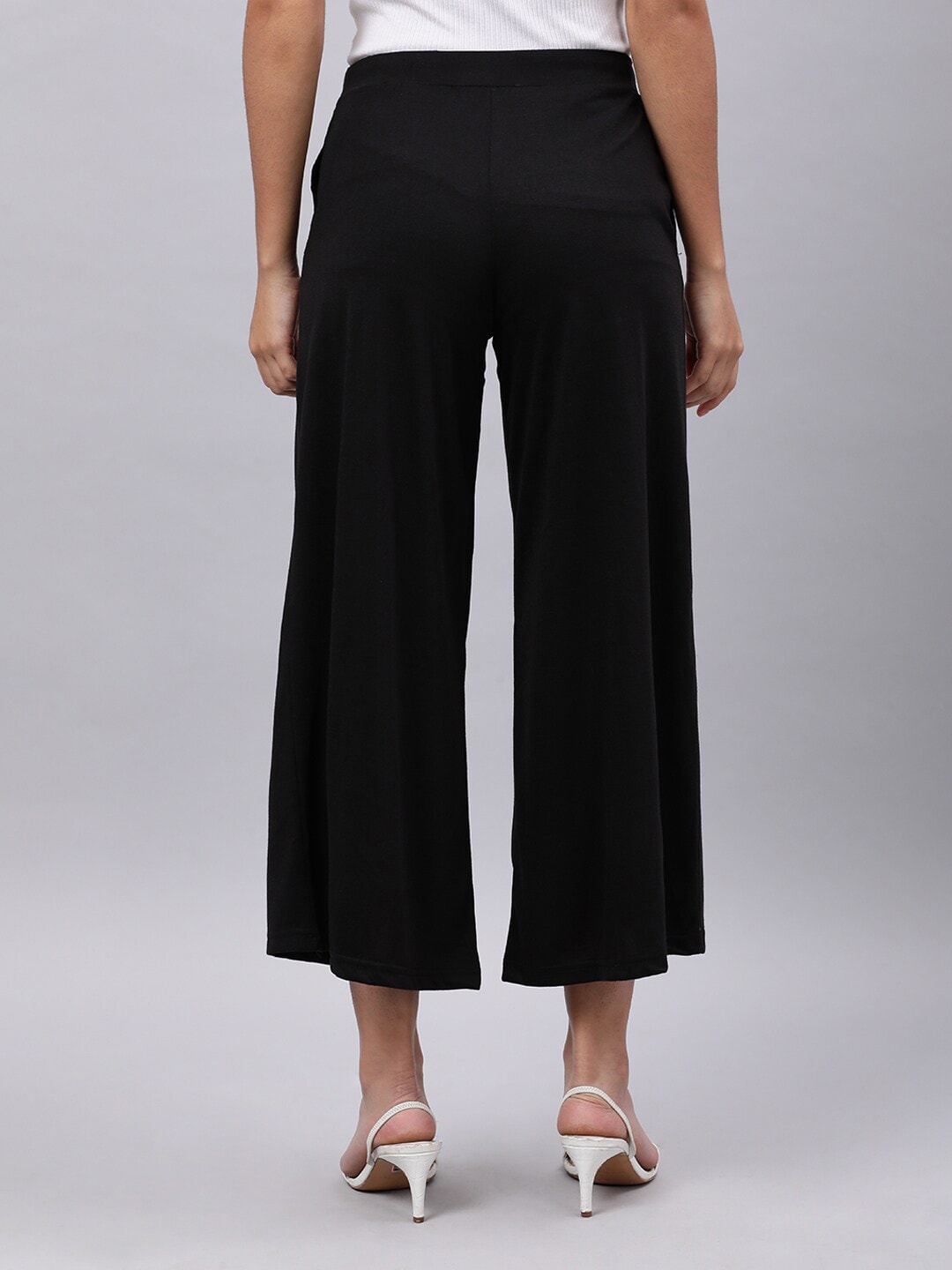 Souchii Black Liva Palazzos