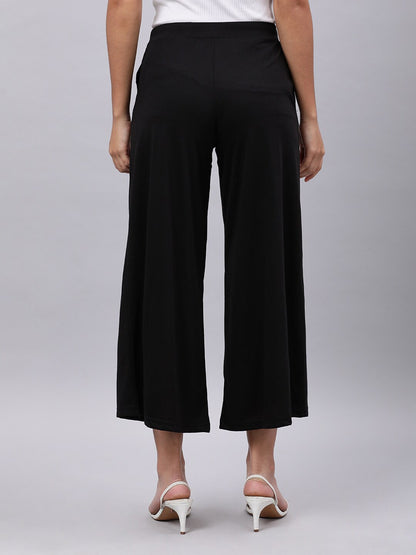 Souchii Black Liva Palazzos