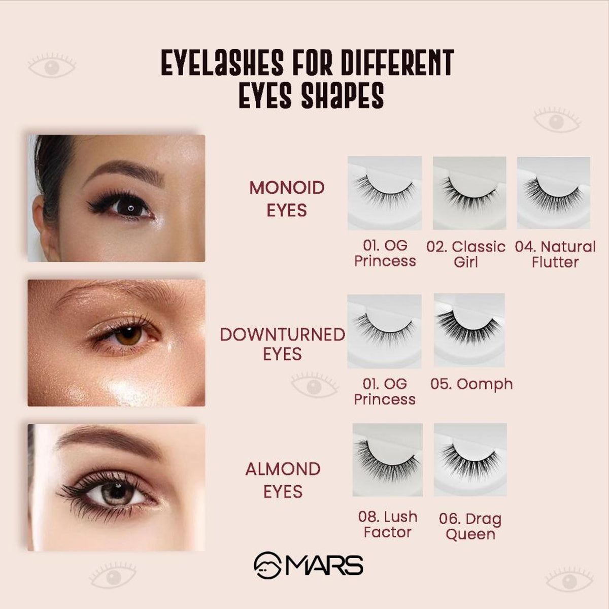 MARS Cosmetics Fabulash Eyelashes - 01 Og Princess