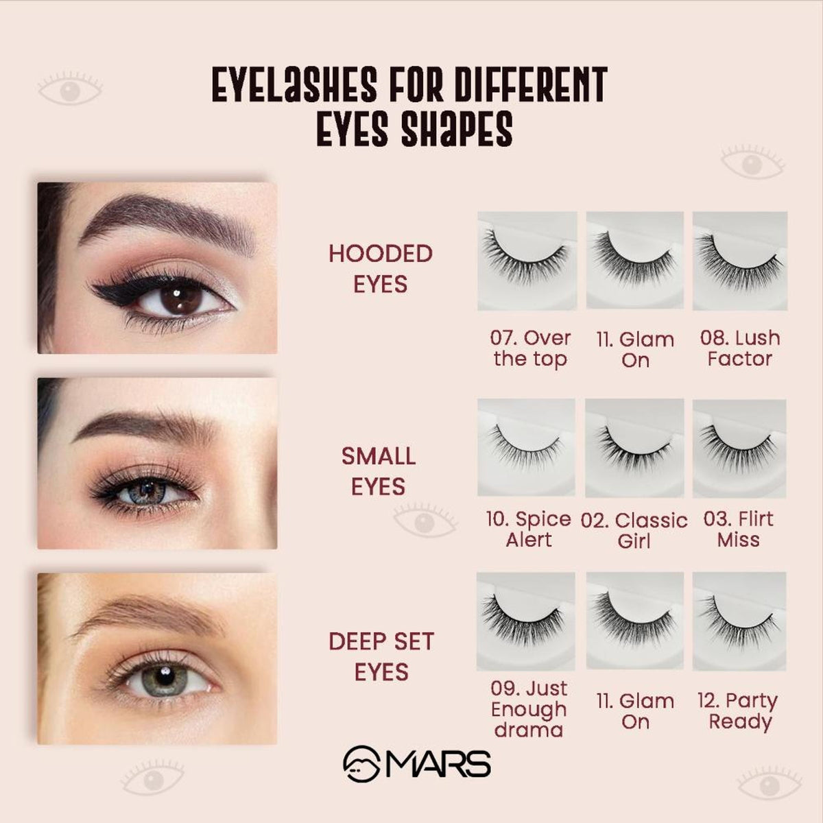 MARS Cosmetics Fabulash Eyelashes - 01 Og Princess