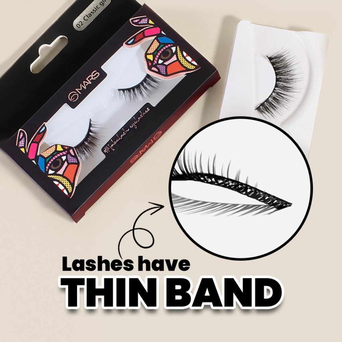 MARS Cosmetics Fabulash Eyelashes - 04 Natural Flutter