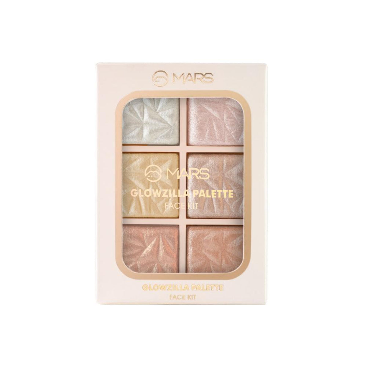 MARS Cosmetics Glowzilla 6 Shade Face Highlighter Palette - 01
