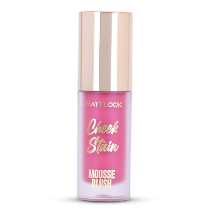 Matt Look Cheek Stain Mousse Blushs - 03 Roseate
