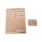 Kraftsman Mathematics Fractions Learning/Strips and Bars Learning and Puzzle Board | Color Kit Included