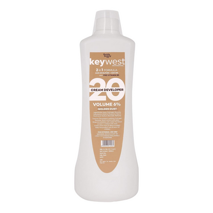 Keywest Professional Hair Color Developer Volume 6% With Pro Vitamin B5