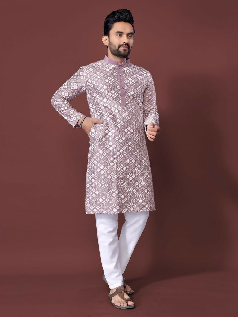 Mens Kurta Pajama Set for Wedding Wear by Infinity Export