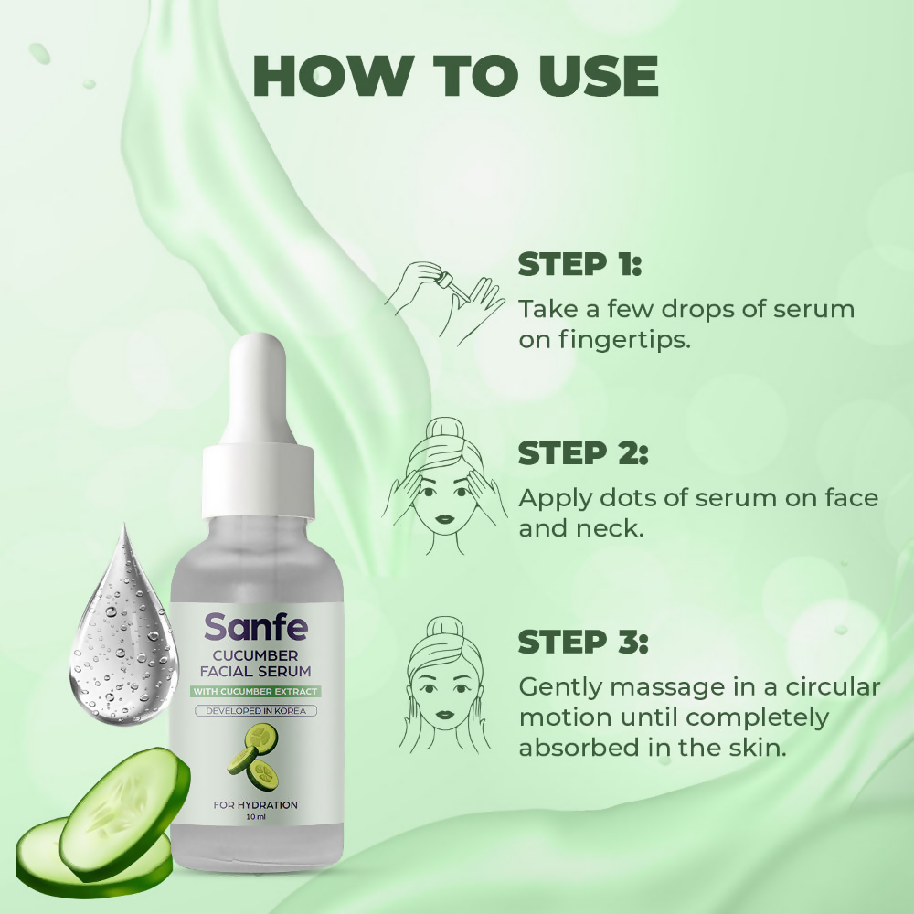 Sanfe Instant Hydration Cucumber Face Serum