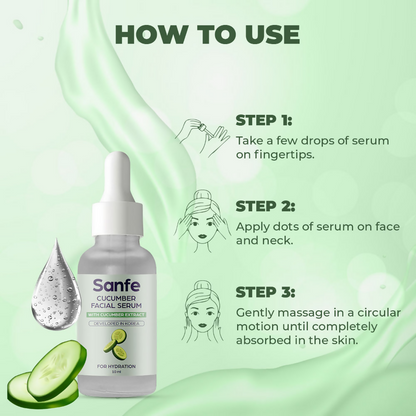Sanfe Instant Hydration Cucumber Face Serum