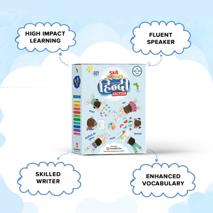 ClassMonitor Hindi Language Learning Kit with Free Mobile App for kids of Age 2.5-5.5 Years