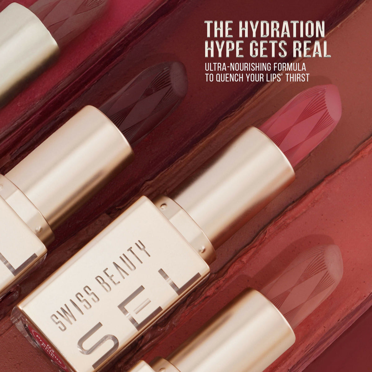 Swiss Beauty Select Creme Touch Hydrating Lipstick - 1 Polite Pink