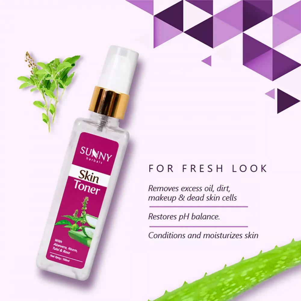 Sunny Skin Toner With Aloevera, Neem & Tulsi