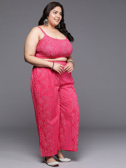 Ahalyaa Women's Traditional wear Co-ords - Pink