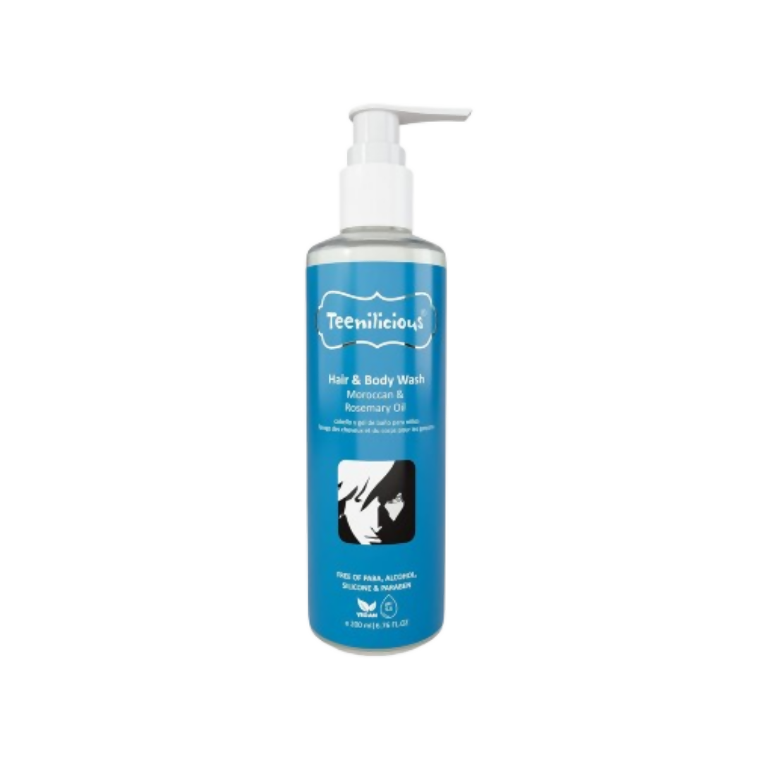 Teenilicious Hair & Body Wash With Moroccan & Rosemary Oil