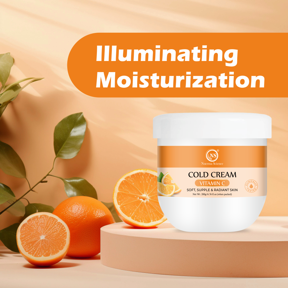 Nuerma Science Vitamin C Cold Cream for Soft, Supple & Radiant Skin