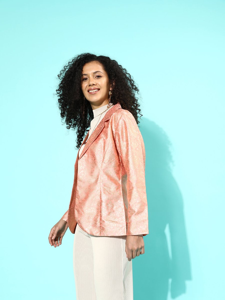 Ahalyaa Women Printed Blazer
