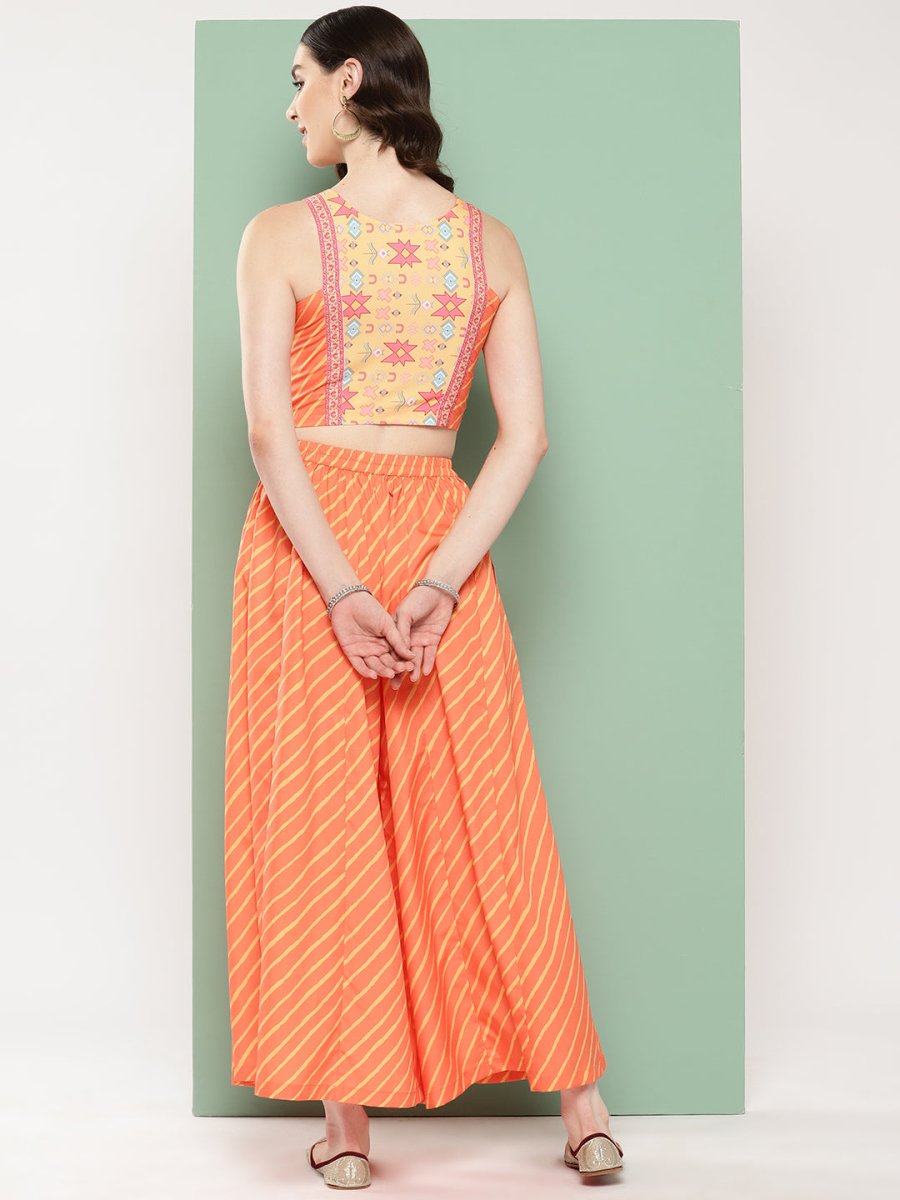 Ahalyaa Geometric Printed Ethnic Co-Ords