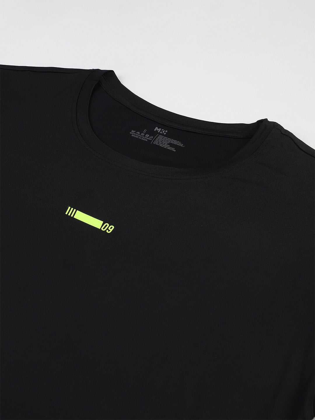 MKH Women Black Dri-FIT Sports T-shirt