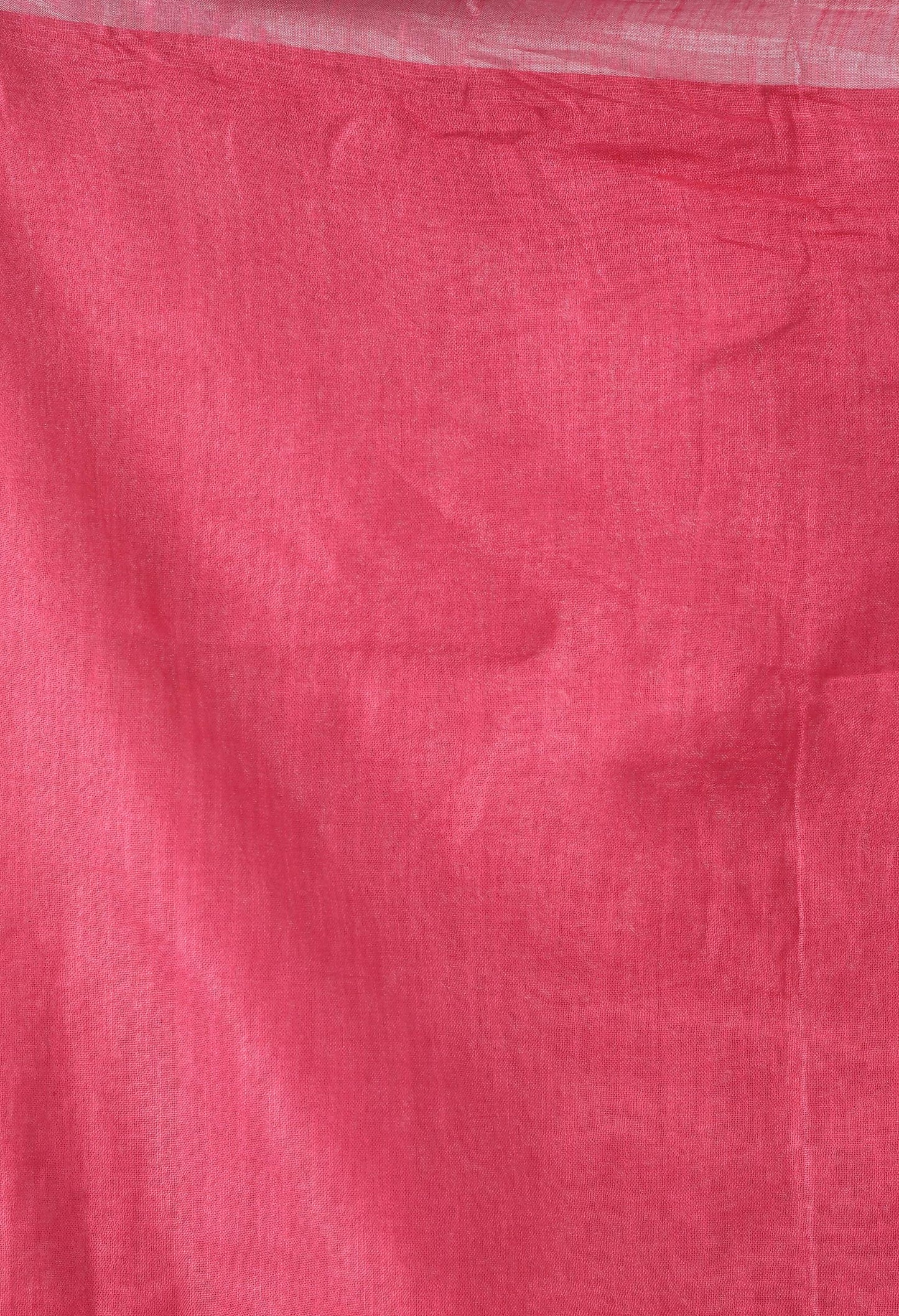 Mominos Fashion Moeza Pink Bhagalpuri Handloom Silk Linen Saree with unstitched Blouse piece