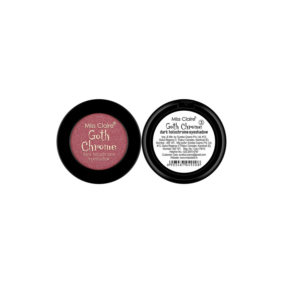 Miss Claire Goth Chrome Eyeshadow - 3
