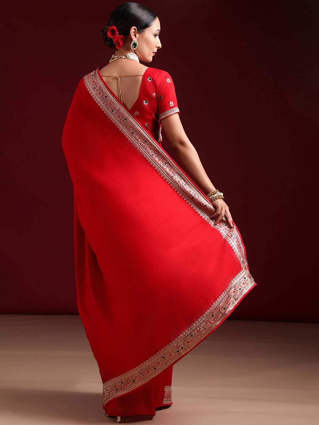 kasee Embroidered Saree