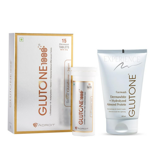 Glutone 1000 & Glutone Facewash Skin Brightening Combo