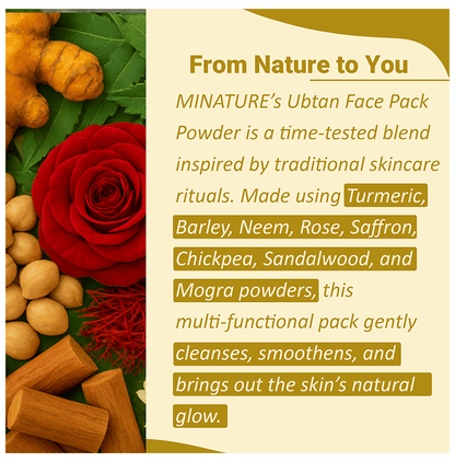 Minature Ubtan Face Pack Powder