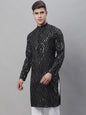 Sojanya Sequined Mandarin Collar Pure Cotton Kurta