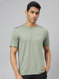 Alcis Men Drytech+ Anti-Static Slim-Fit Round Neck Running T-Shirt