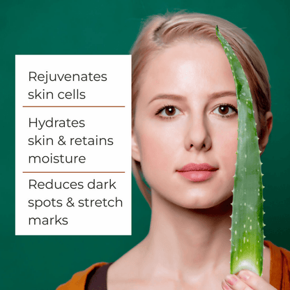 Ayusoul Ayurveda Coconut Aloe Vera Gel For Face & Body Skin Treatment