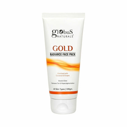 Globus Naturals Gold Radiance Anti Ageing & Brightening Face Pack
