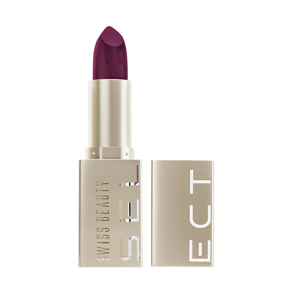 Swiss Beauty Select Creme Touch Hydrating Lipstick - 12 Worthy Wine