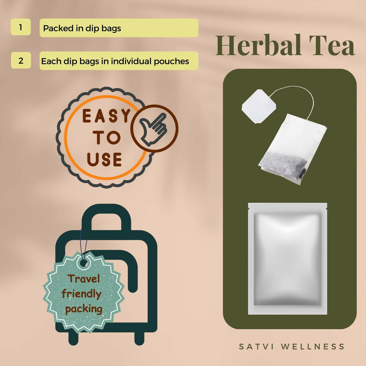 Satvi Wellness Barley Punarnava Tea | Barley Seed With Boerhavia Diffusa Herbal Tea