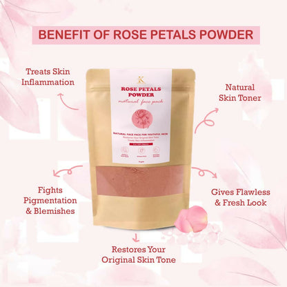 Kimayra Rose Petals Powder For YouthFul Skin & Glowing Skin Care