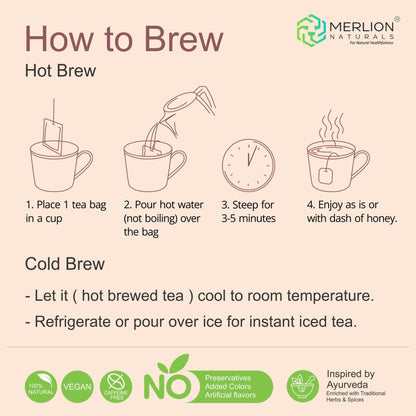 Merlion Naturals Hibiscus Lemongrass Tea Bags