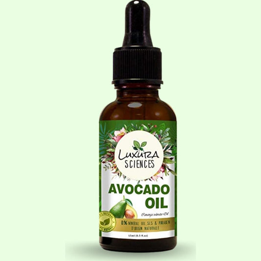 Luxura Sciences Avocado Oil - Deep Tissue Moisturizer for Hair Face & Skin