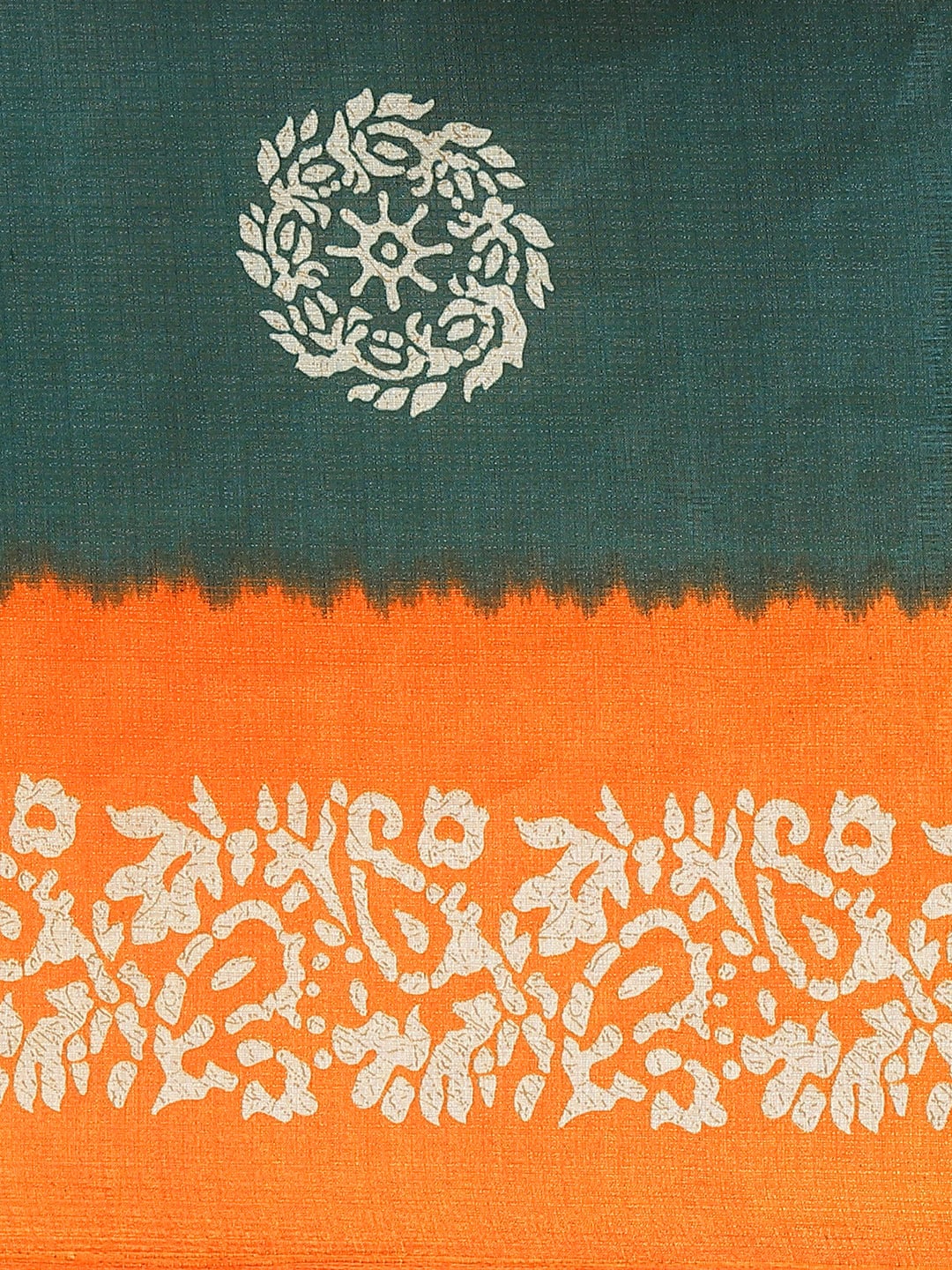 Saree Mall Green & Beige Printed Saree
