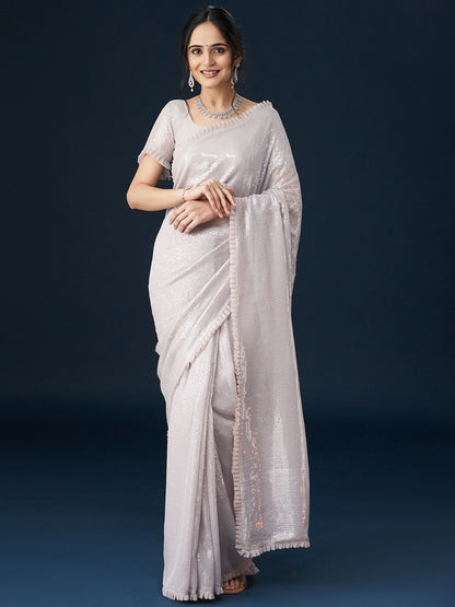 kasee Sequinned Embellished Saree