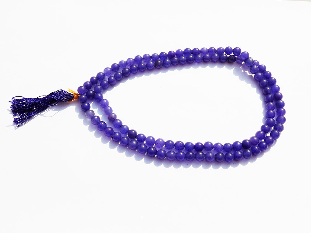 Kannssky Blue Hakik Agate Mala