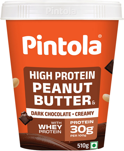 Pintola High Protein Dark Chocolate Creamy Peanut Butter